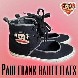 Paul frank Julius ballet flat shoes with lace up its like a hybrid of sneakers